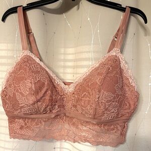 NWOT XXL Auden pink bralette